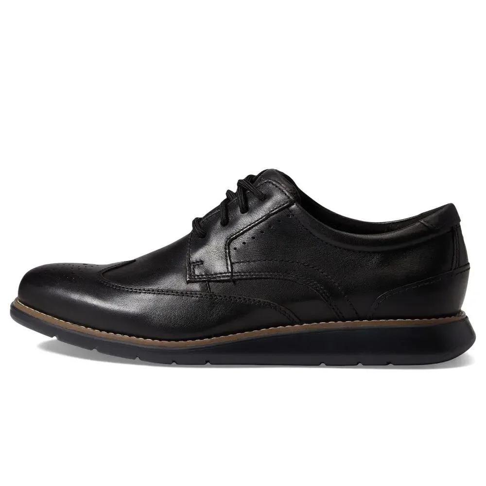 ROCKPORT TOTAL MOTION CRAFT WING TIP BLACK 12 M (D)